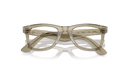 عینک طبی - تمام فریم - کائوچویی - ری بن - کرم, شیشه ای, طوسی - عکس شماره 4