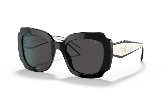 عینک آفتابی کائوچویی زنانه پرادا - PRADA SPR16Y - SPR16Y 09Q5S0