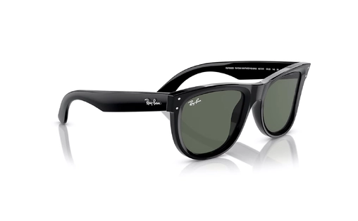 عینک آفتابی - تمام فریم - کائوچویی - ری بن - مشکی - سبز - عکس شماره 5