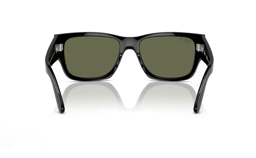 عینک آفتابی - تمام فریم - کائوچویی - ری بن - مشکی - سبز - عکس شماره 4