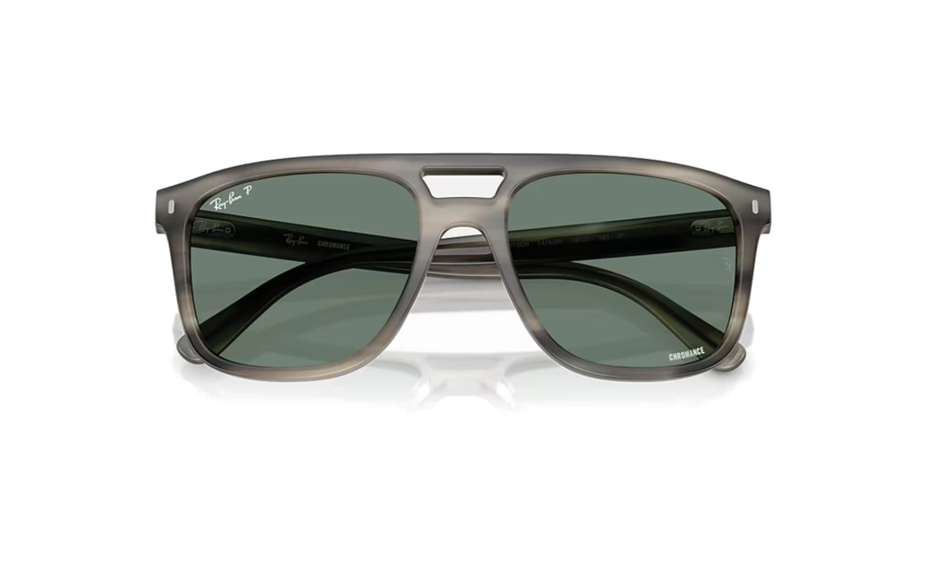 عینک آفتابی - تمام فریم - کائوچویی - ری بن - طوسی هاوانا - خاکستری - عکس شماره 4