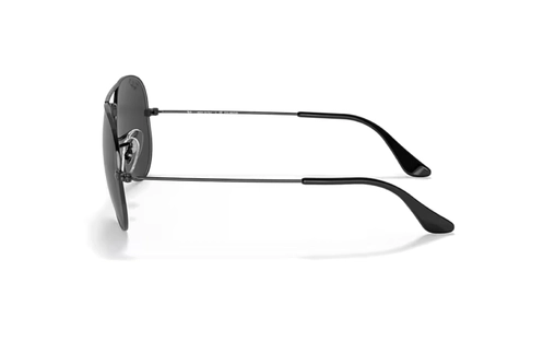 عینک آفتابی - تمام فریم - کائوچویی - ری بن - مشکی - دودی - عکس شماره 4