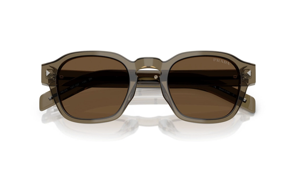 تمام فریم - کائوچویی - پرادا - سبز زیتونی - قهوه ای - عکس شماره 4