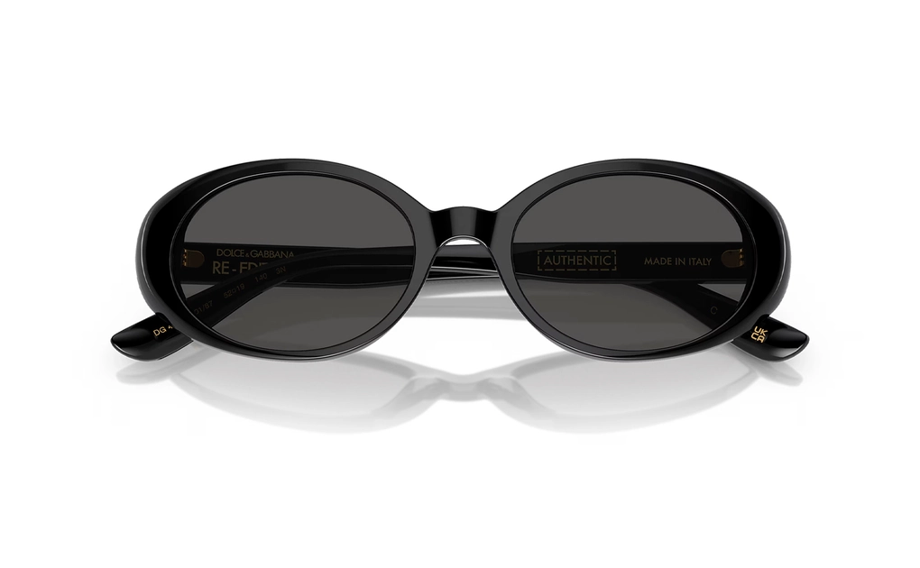 عینک آفتابی - تمام فریم - کائوچویی - دولچه و گابانا - مشکی - دودی - عکس شماره 4