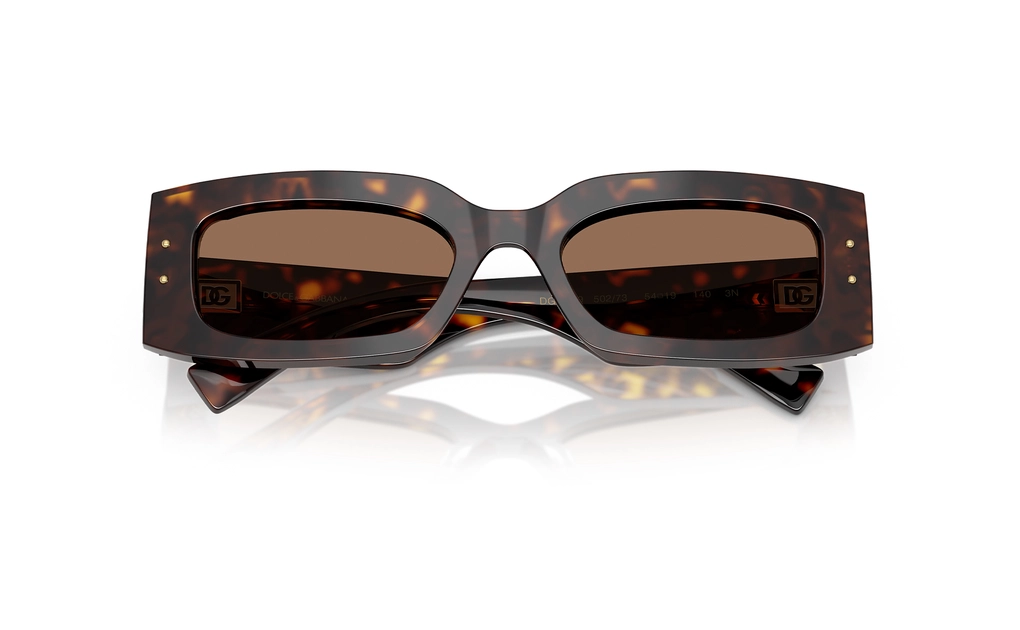 عینک آفتابی - تمام فریم - کائوچویی - دولچه و گابانا - قهوه ای هاوانا - قهوه ای - عکس شماره 4