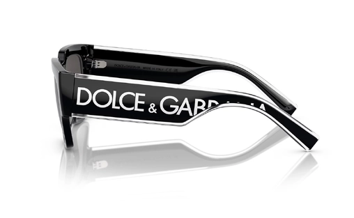 عینک آفتابی - تمام فریم - کائوچویی - دولچه و گابانا - مشکی - دودی - عکس شماره 4