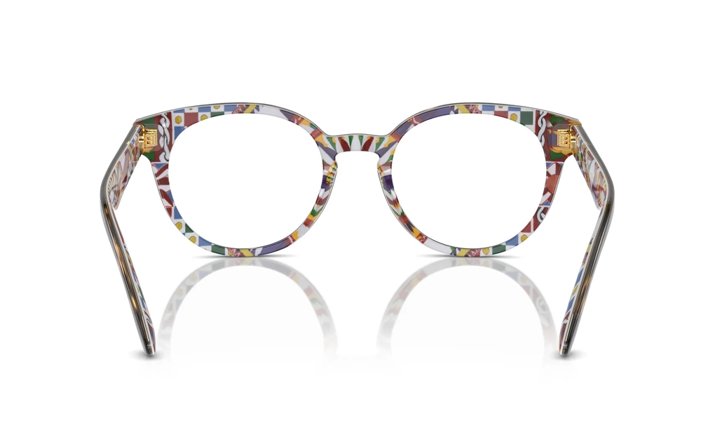 عینک طبی - تمام فریم - کائوچویی - دولچه و گابانا - قهوه ای هاوانا - عکس شماره 4