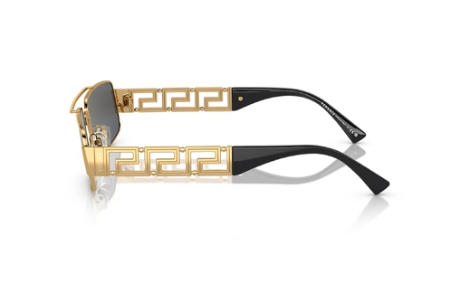 عینک آفتابی - تمام فریم - فلزی - ورساچه - طلایی - دودی - عکس شماره 4