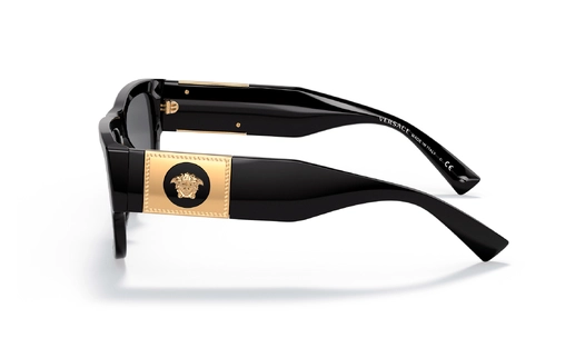 عینک آفتابی - تمام فریم - کائوچویی - ورساچه - مشکی - دودی - عکس شماره 4