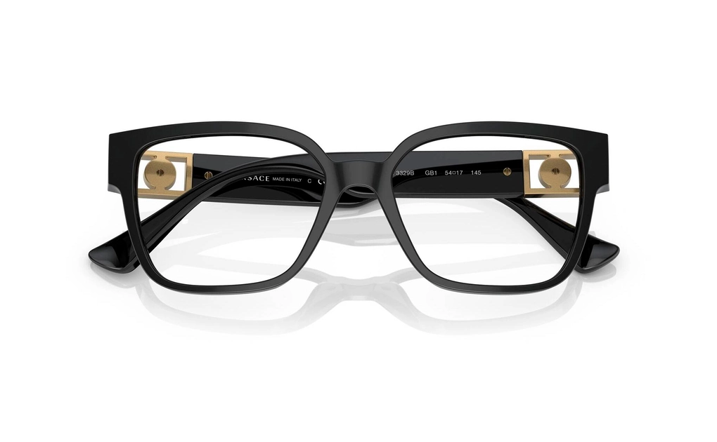 عینک طبی - تمام فریم - کائوچویی - ورساچه - مشکی - عکس شماره 4