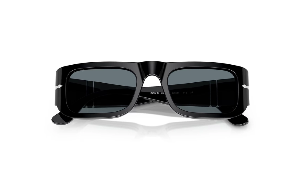 عینک آفتابی - تمام فریم - کائوچویی - پرسول - مشکی - آبی - عکس شماره 4