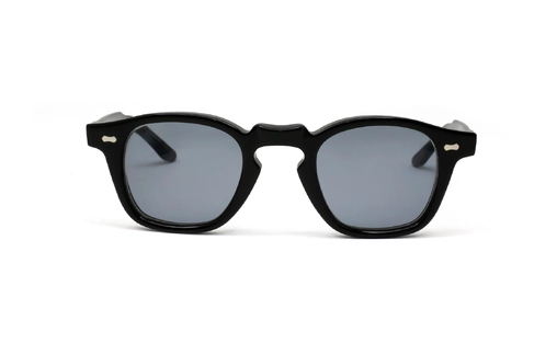 عینک آفتابی ایتالیایی تی بی دی با بدنه مشکی و عدسی آبی - زاویه روبرو