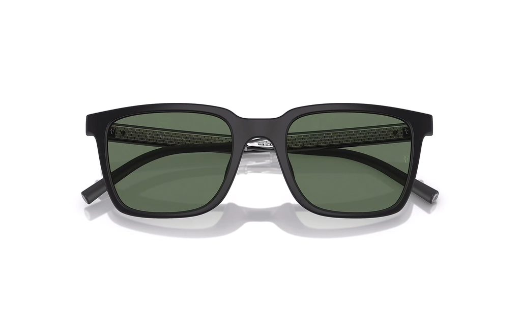 عینک آفتابی - تمام فریم - کائوچویی - الیور پیپلز - مشکی - سبز - عکس شماره 4