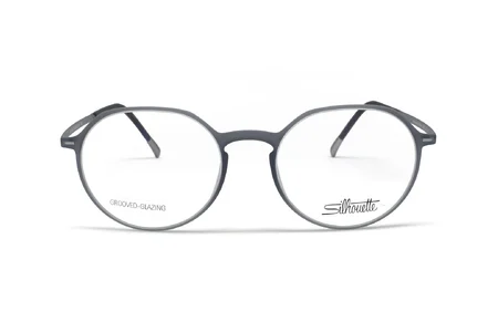 عینک طبی فیلی رنگی سیلوئت - زاویه روبرو