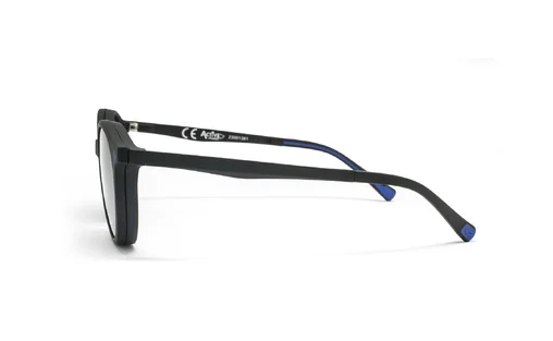 عینک طبی بچگانه مشکی رویه دار آفتابی سنترو استایل با مگنت - زاویه کنار