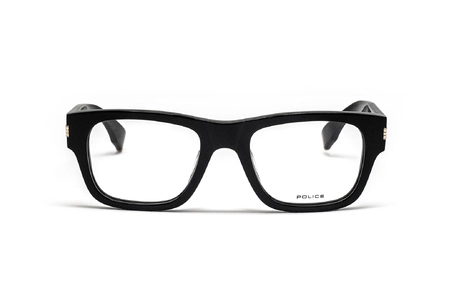 عینک طبی کائوچویی مشکی پلیس - زاویه روبرو