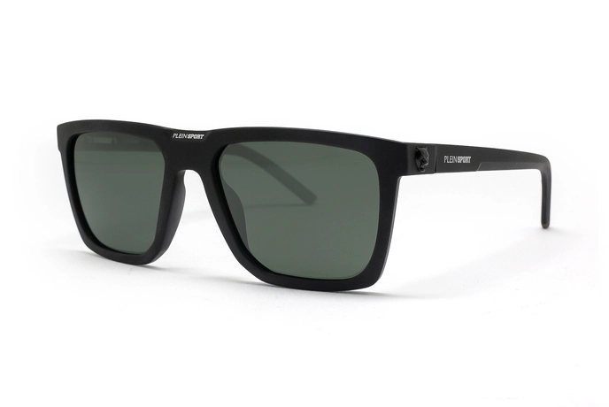 عینک آفتابی پلین اسپرت Plein Sport SSP031 بدنه مشکی و عدسی سبز - زاویه سه‌رخ